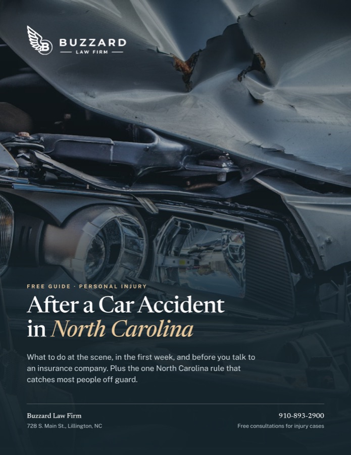 Cover of After a Car Accident in North Carolina