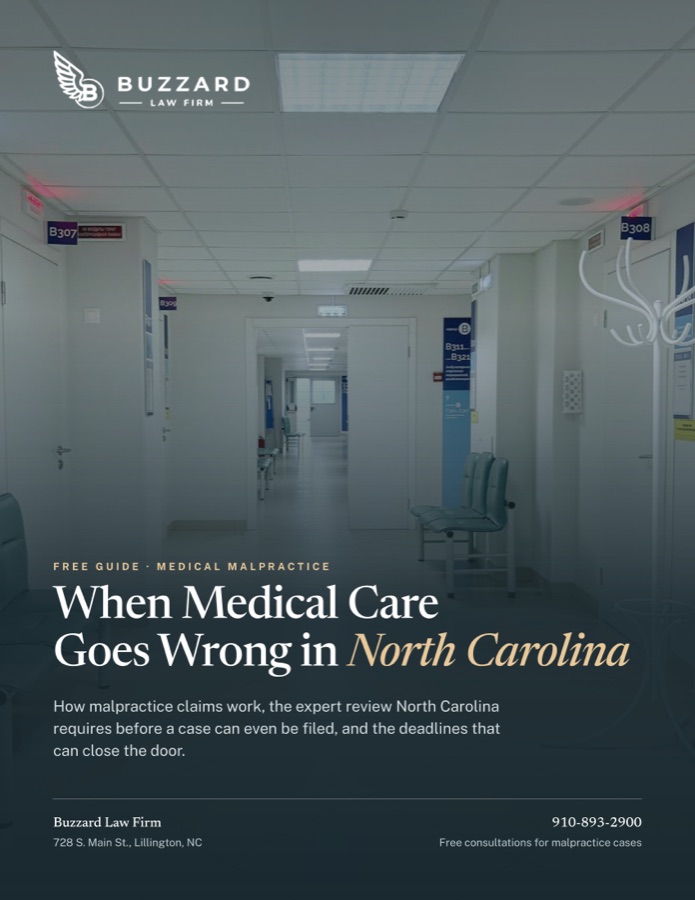 Cover of When Medical Care Goes Wrong in North Carolina
